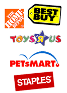 Retail and store logo cluster from the source presentation