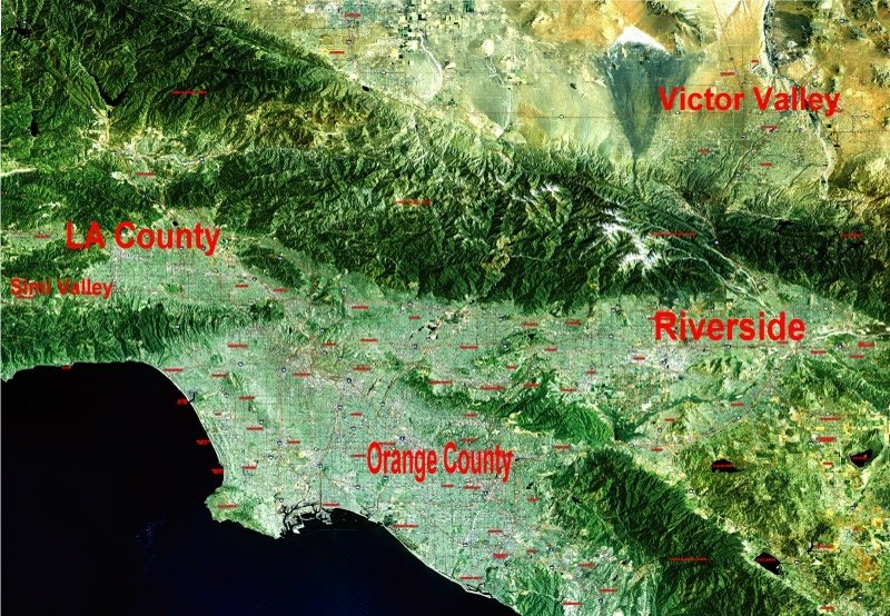 Victor Valley regional map context