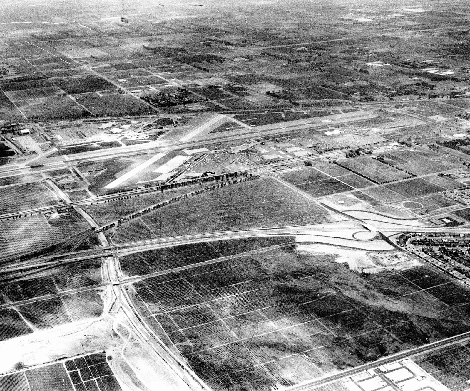 Ontario Airport area before wider development