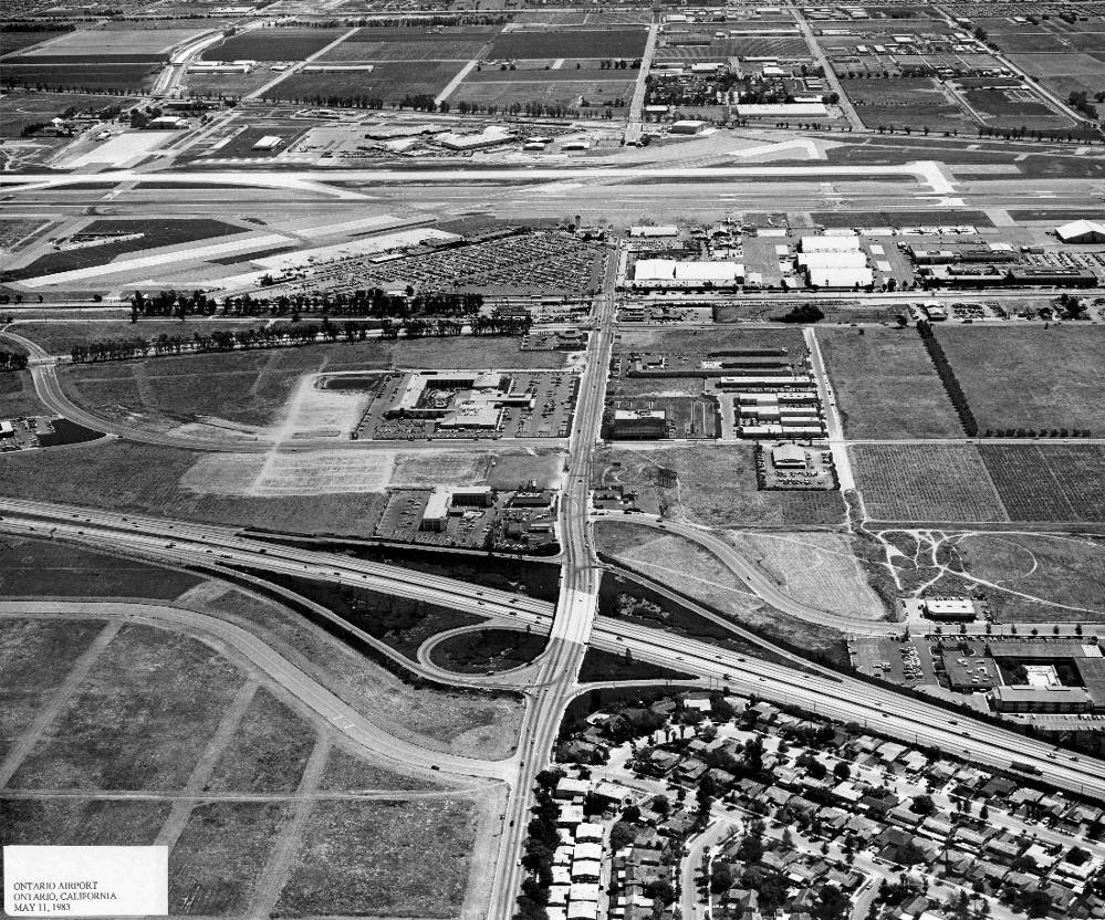 Ontario Airport area after infrastructure and development