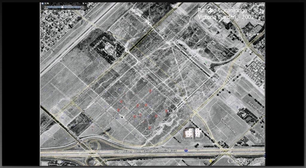 Industrial or airport area before major development